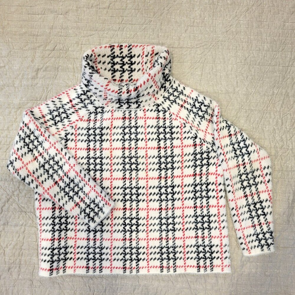 Jillian Nicole Womens Super Soft Sweater, XL, Plaid